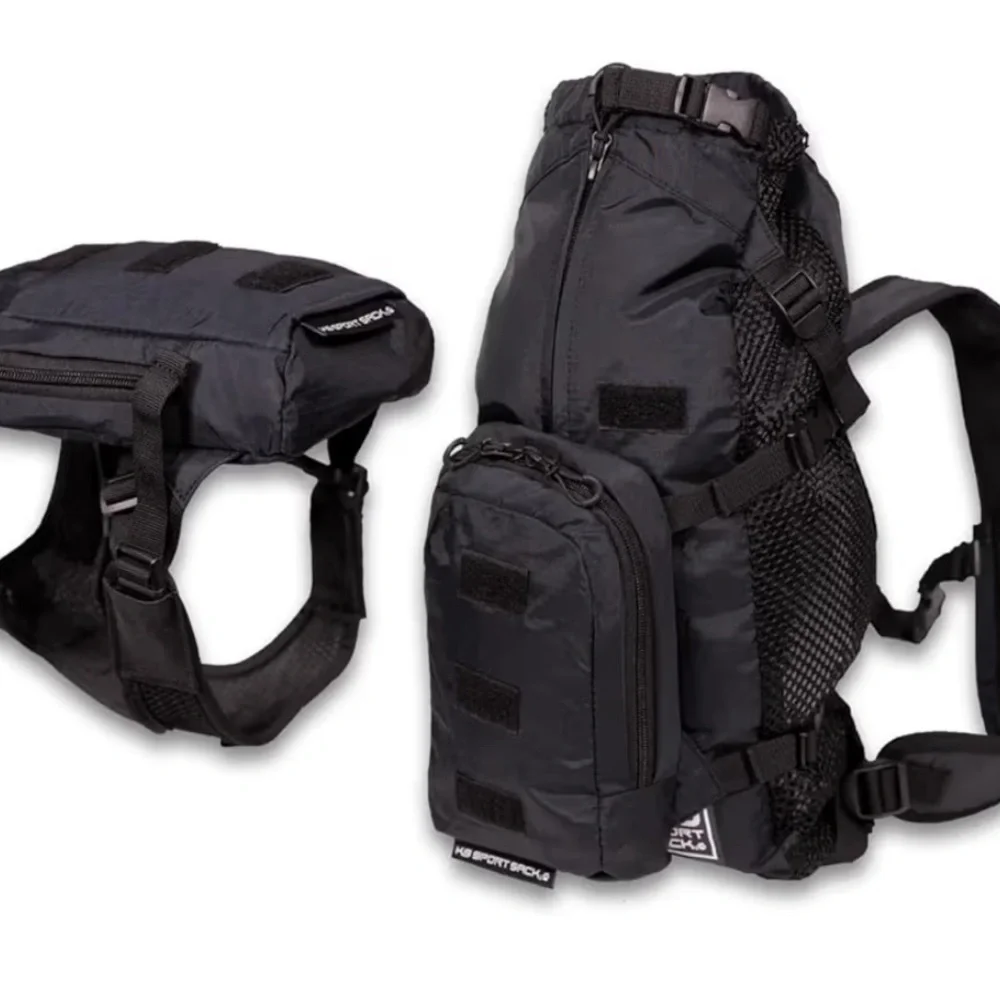 Black K9 Sport Sack Walk On Backpack Set